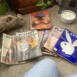 Vintage Playboys  7 playboys 1 penthouse