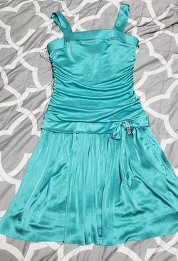 Girls size 10 teal dress