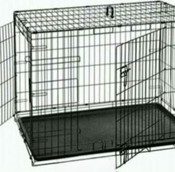 Midwest 48" double door dog crate