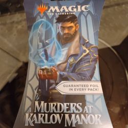 Unopened Magic The Gathering Murders At Karlov Manor Sleeved Play Booster Pack $10 Each