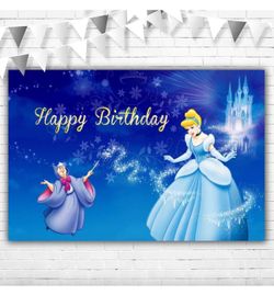 Cinderella Birthday Banner