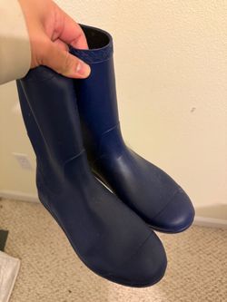 UggsNavy Blue Rubber Rain Boots