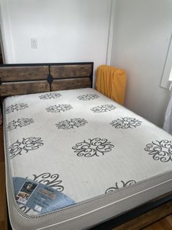 Full Bed Frame  With Mattress 