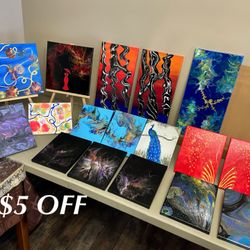 Original Painting Sale With $5 OFF For 5 Days 