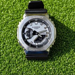 Silver on Silver G-Shock x Casio GM2100