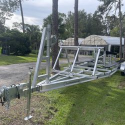 New Triple Axle Catamaran Boat Trailer.  26-28ft.  