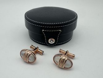 MONTBLANC 75TH LIMITED ANNIVERSARY EDITION PEARL CUFFLINKS NEW 100% GENUINE RARE