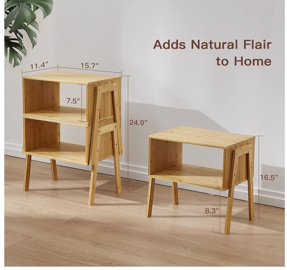 Set of Small Bedside Tables