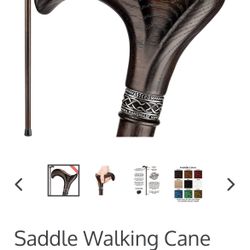 Saddle Walking Cane for Gentlemen and Ladies