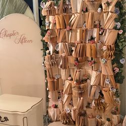 Vintage Book Backdrop for Events, Weddings, Parties