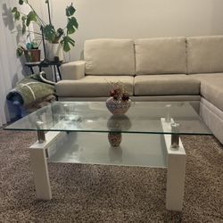Glass Coffee Table 