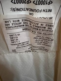 Queen Mattress White Quilted