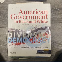 American Government In Black And White College Book