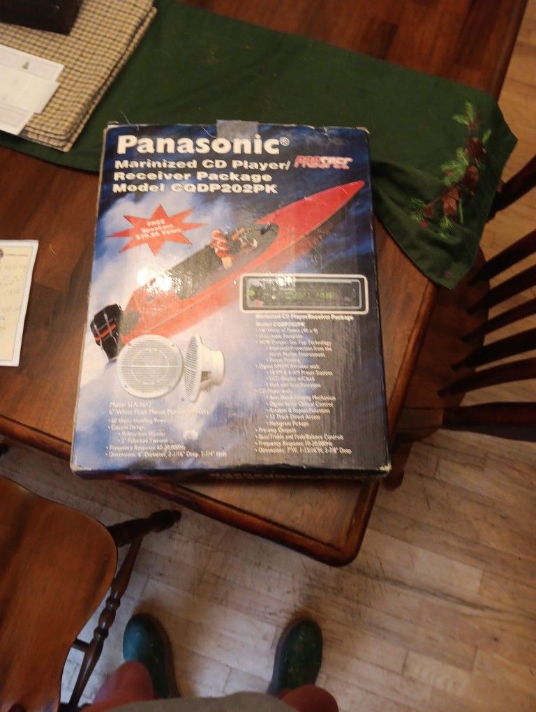 Panasonic Prospec Marine Cd Player