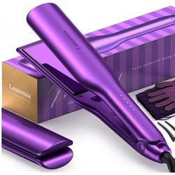 Laurenza Professional Purple Hair Straightening Iron Milano Edition