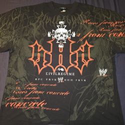 CivilRegime WWE HHH Iron Disciple American Classic Oversized Tee in Black 2XL