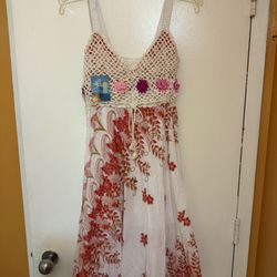 Women Summer/Spring Dress (Red and white)