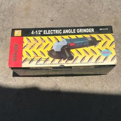 4-1/2” Angle Grinder 