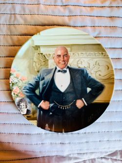 Vintage Decorative Collector Plate with Portrait