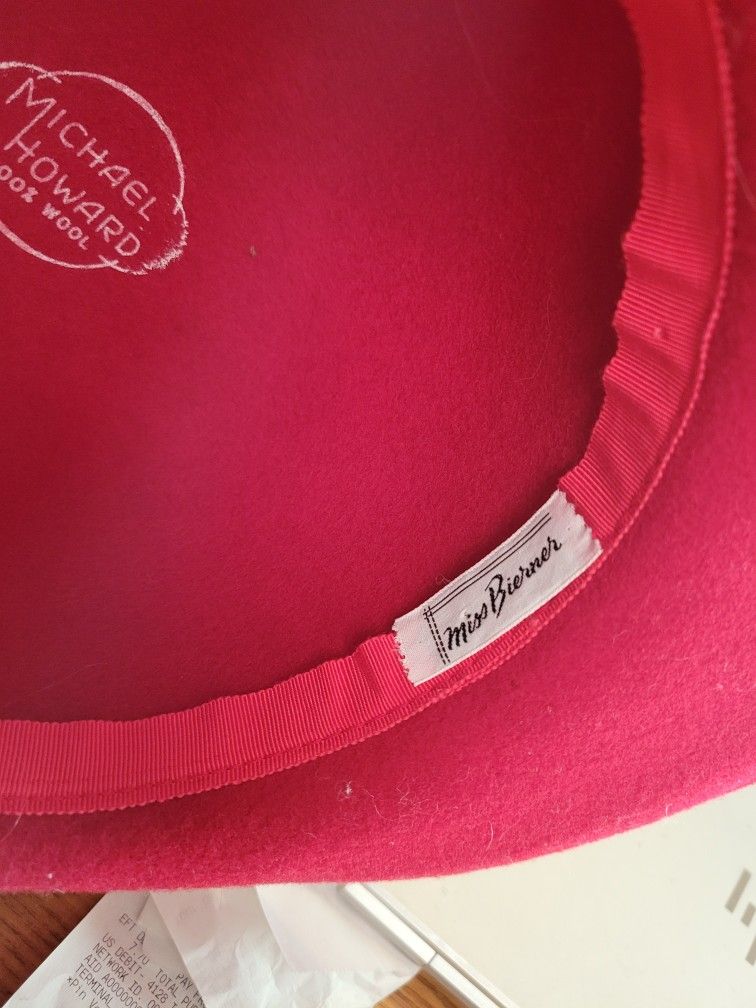 Red Wool Hat