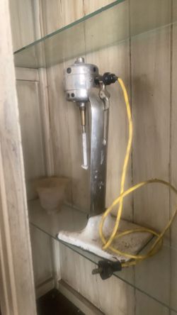 Vintage milk shake machine