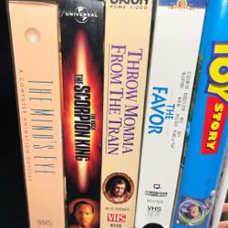 VHS VCR Movie Bundle All For $30