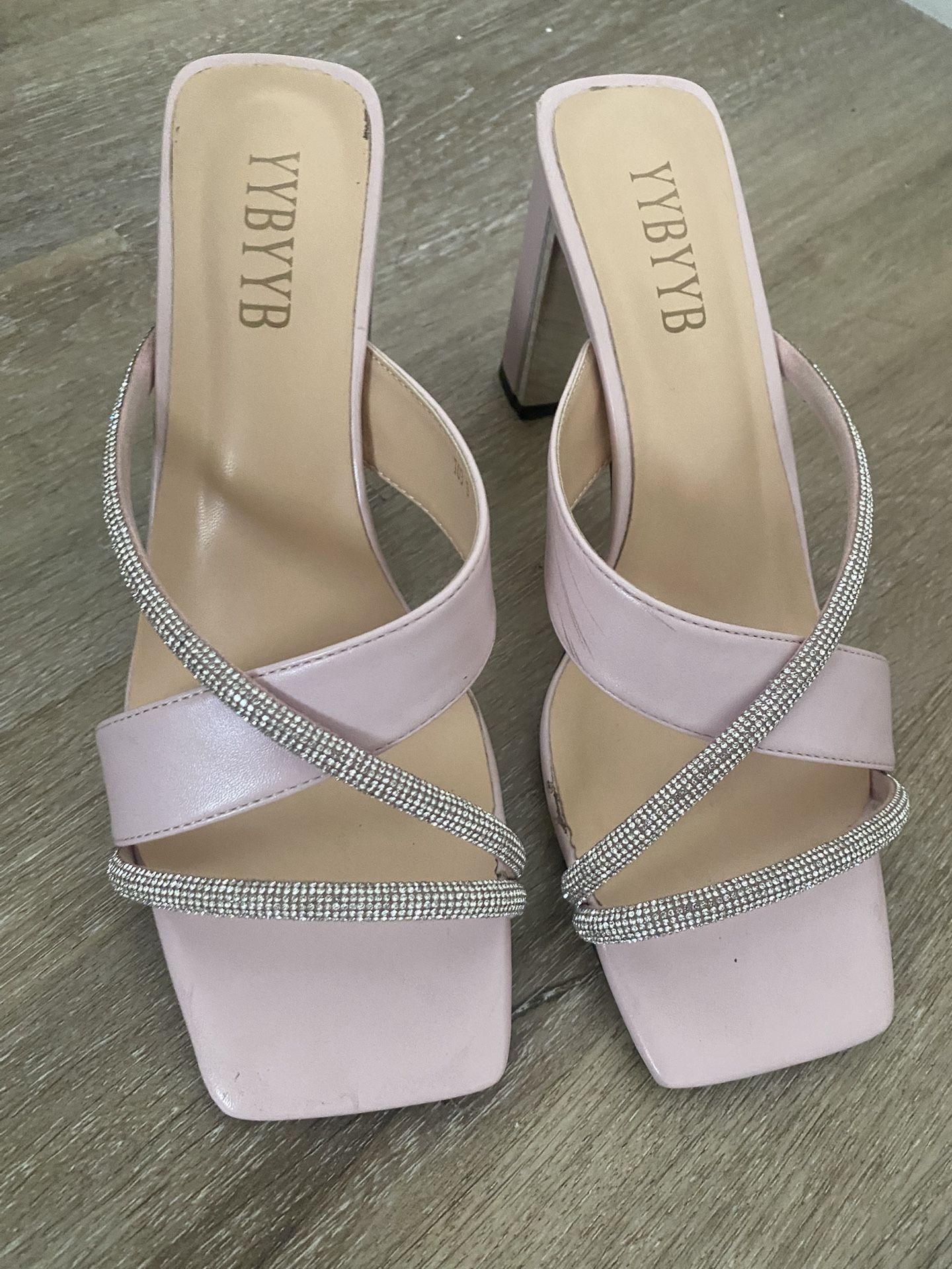 Pink Heels Size 9