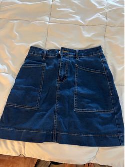Nordstrom Dark Wash Denim Skirt