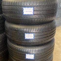🛞SET OF 4 USED TIRES🛞 215/55/16 HANKOOK •INSTALL/BALANCE INC•