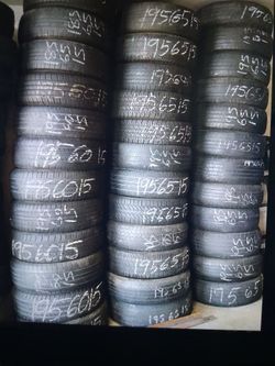 TIRE 195 65 15 each Installed ELMOFLES
