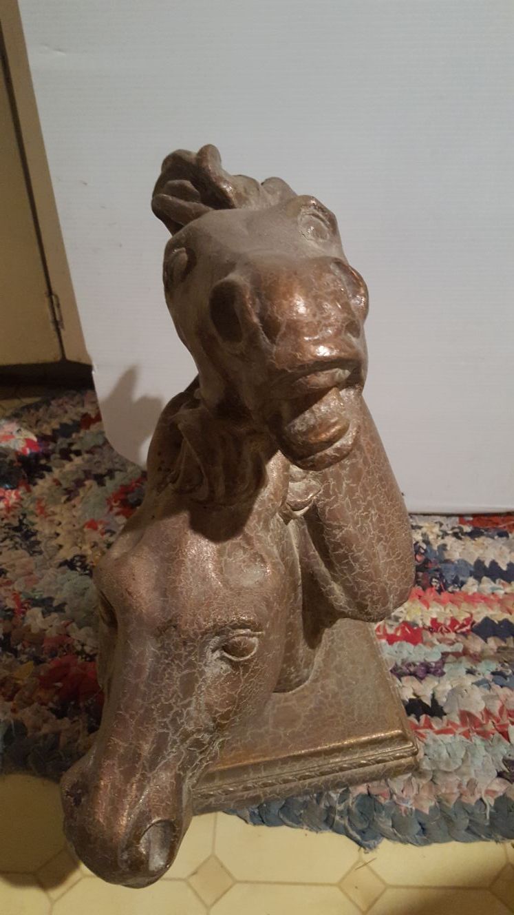 Antique Horse Sculpture