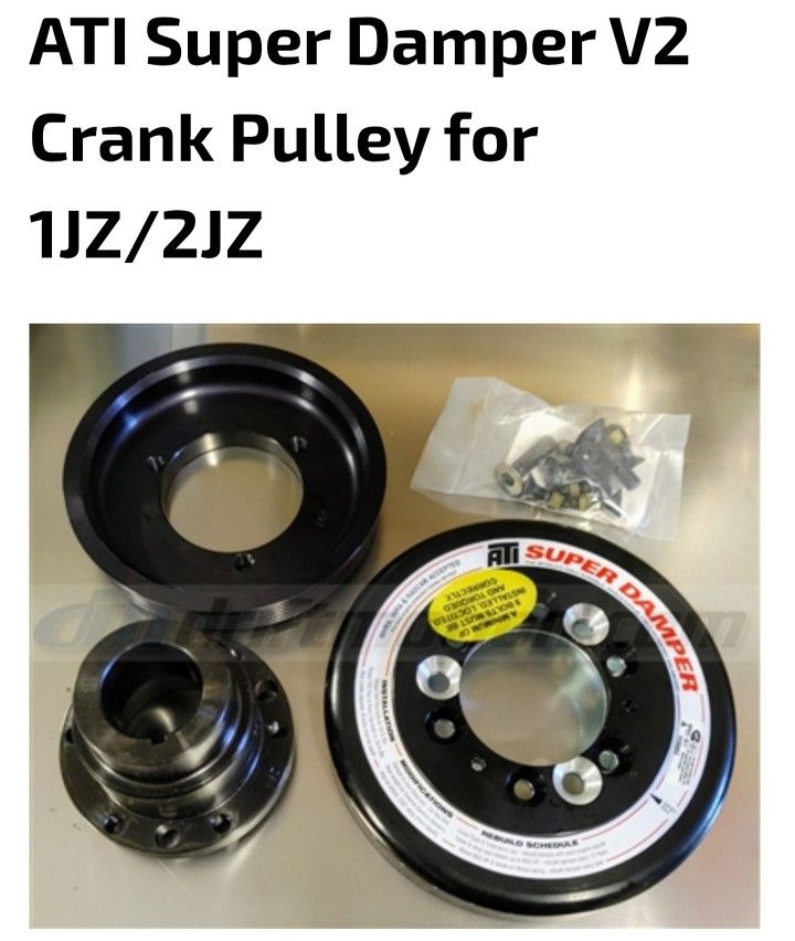 2JZ ATI SUPER DAMPER CRANK PULLEY V2