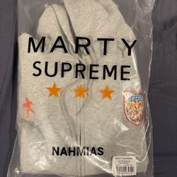Marty Supreme Grey Zip Up 