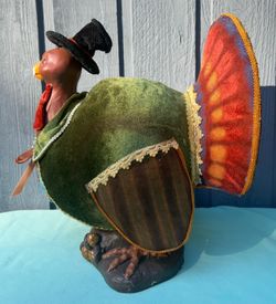 Vintage Decorative Thanksgiving Turkey Figurine