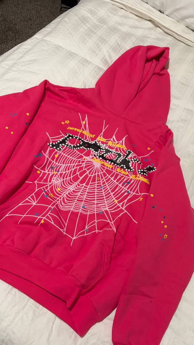 Pink Spider Hoodie