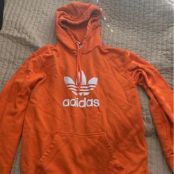 Orange Adidas Hoodie 