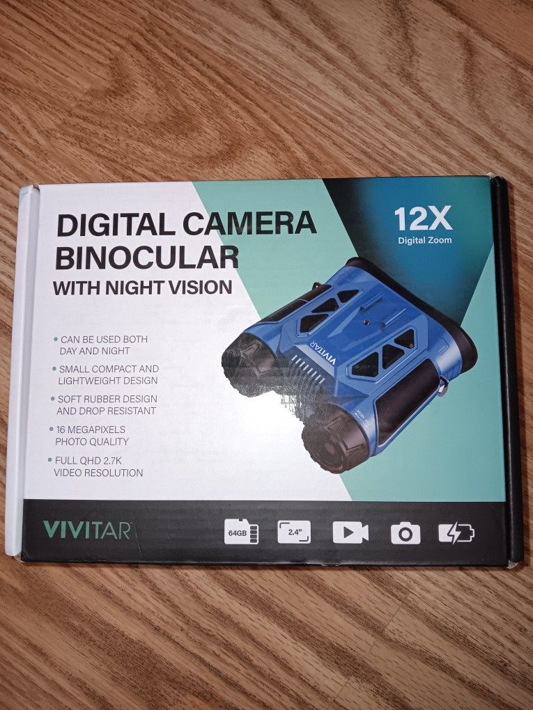 New In Box Vivitar Night Vision Camera/Binoculars