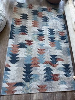 Washable Area Rug 4’ X 6’ 