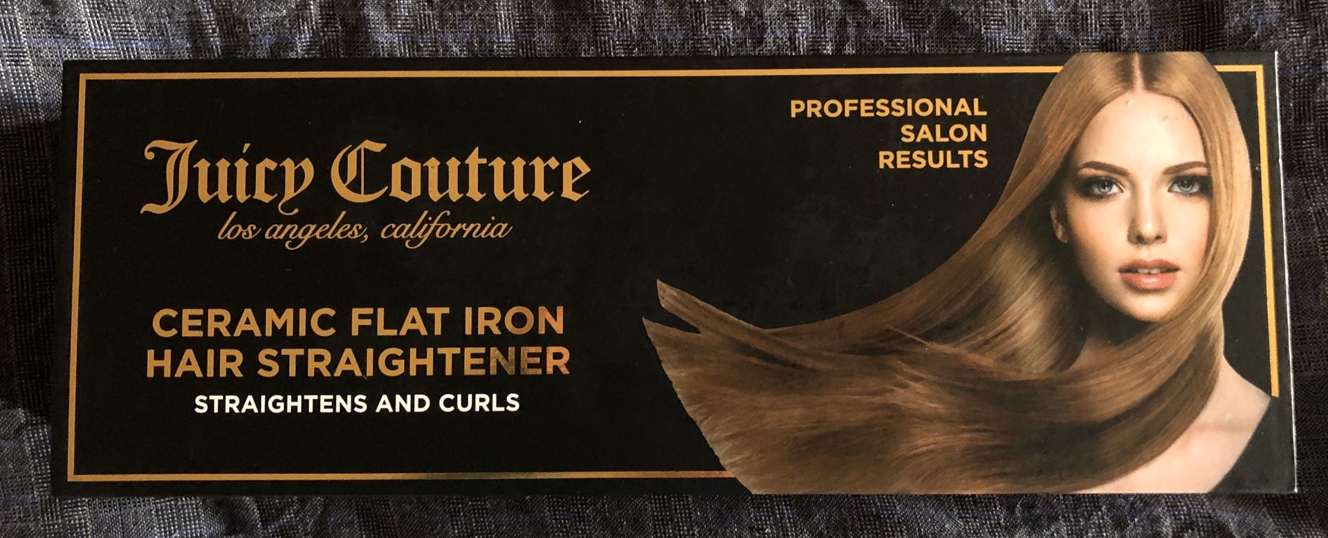 Juicy Couture ceramic hair straightener and curls