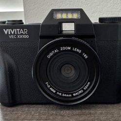 Brand New Black Vintage Vivitar VEC X100 Camera 