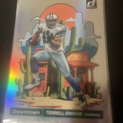 Downtown Terrell Owens 2024 Donruss (regular size card not the jumbo)