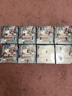 2025 topps chrome football mega box