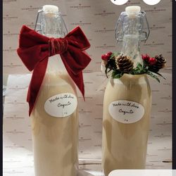 coquito for sale for the holidays/ coquito para la venta para las fiestas.