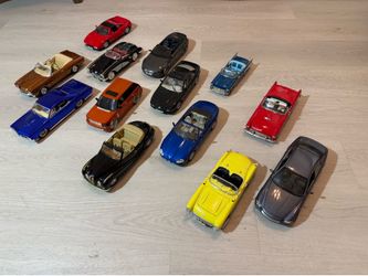 Collection of toy cars 1:18