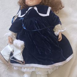 Victorian Skater Doll  No Box ,$20