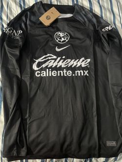 Playera Del America Negra Manga Larga