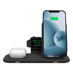 Mophie Wireless Charging Stand + Wireless Charging Stand And Pad With USB-A Port