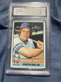 GMA 5 1976 Topps George Brett