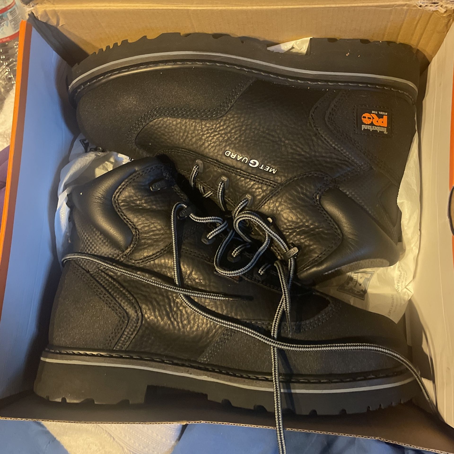 TIMBERLAND PRO STEEL TOE BOOTS 