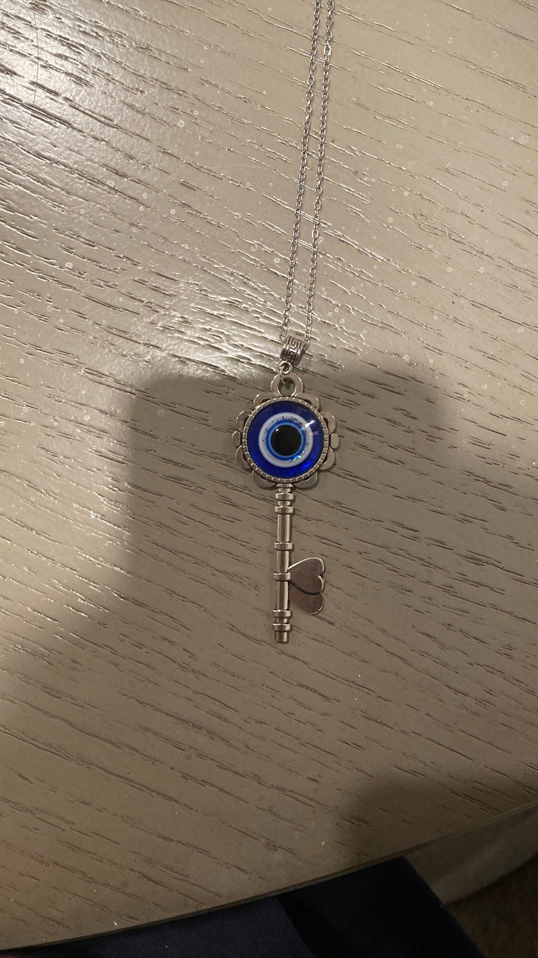 Evil Eye Key Necklace Turkish “Cash Only”
